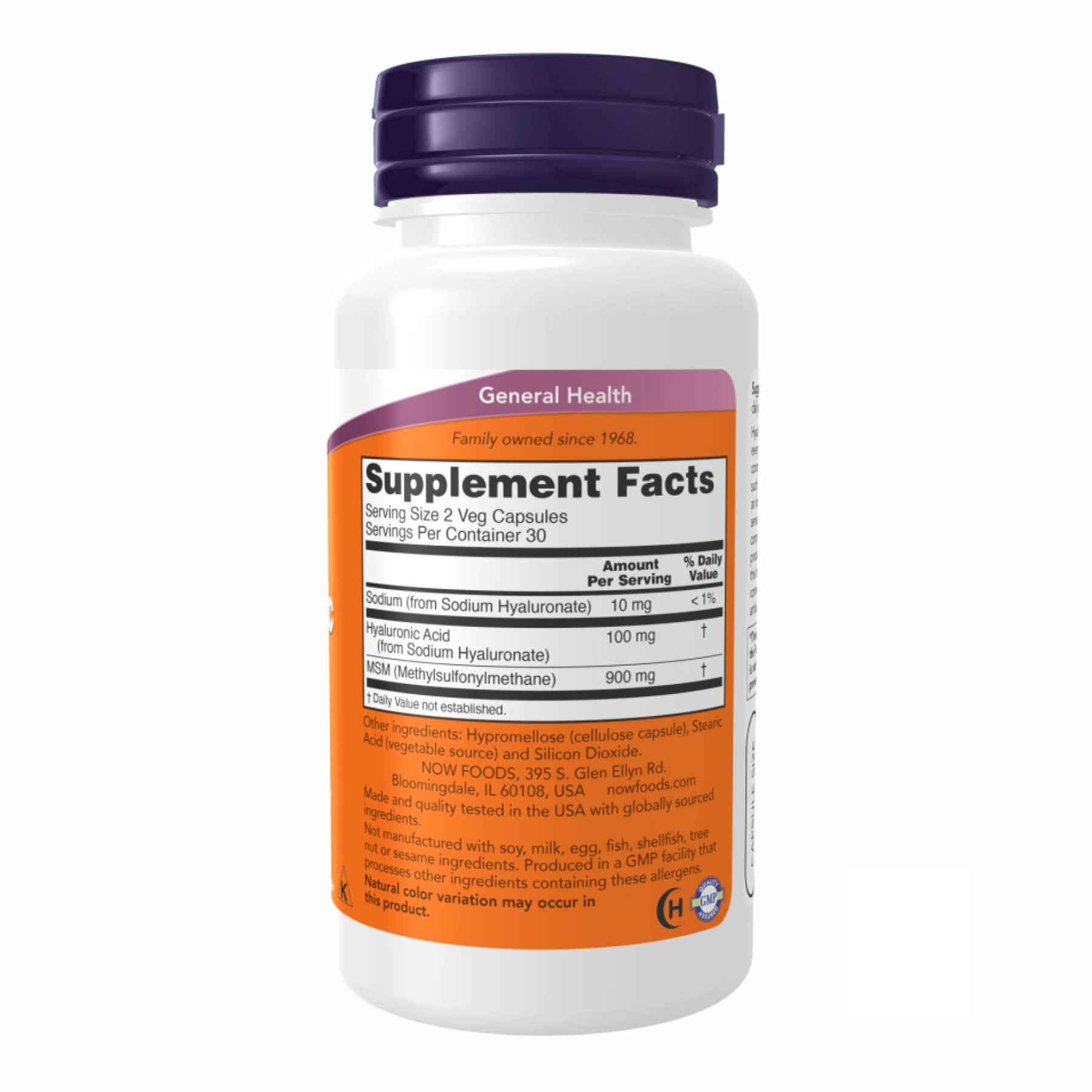 Hyaluronic Acid 50 mg - 60vcaps - Зображення 2