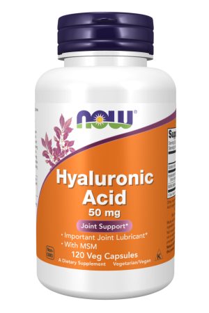 Hyaluronic Acid 50mg+MCM - 120 vcaps