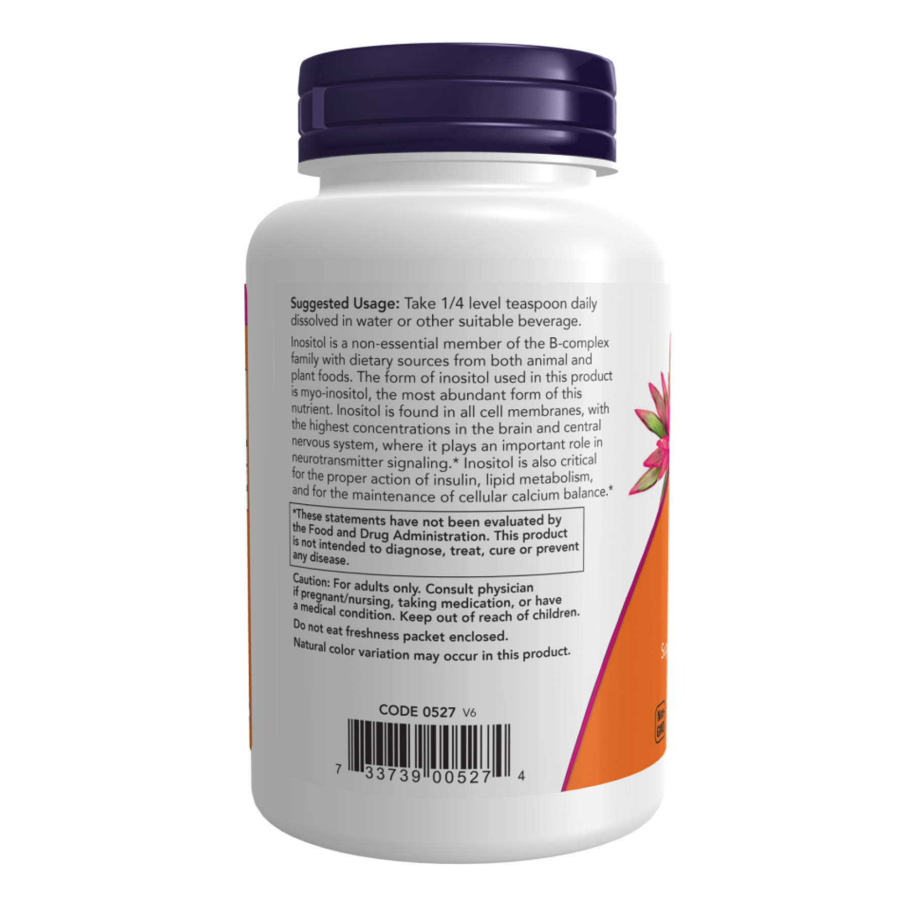 Inositol Powder - 4 oz - Зображення 3