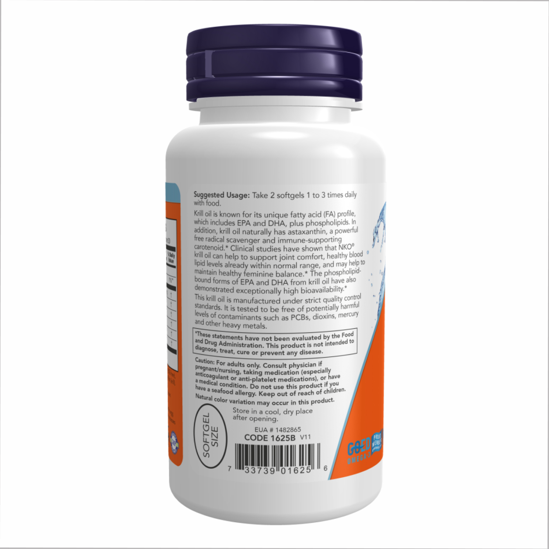 Krill Oil 500 mg - 60 sgels - Зображення 3