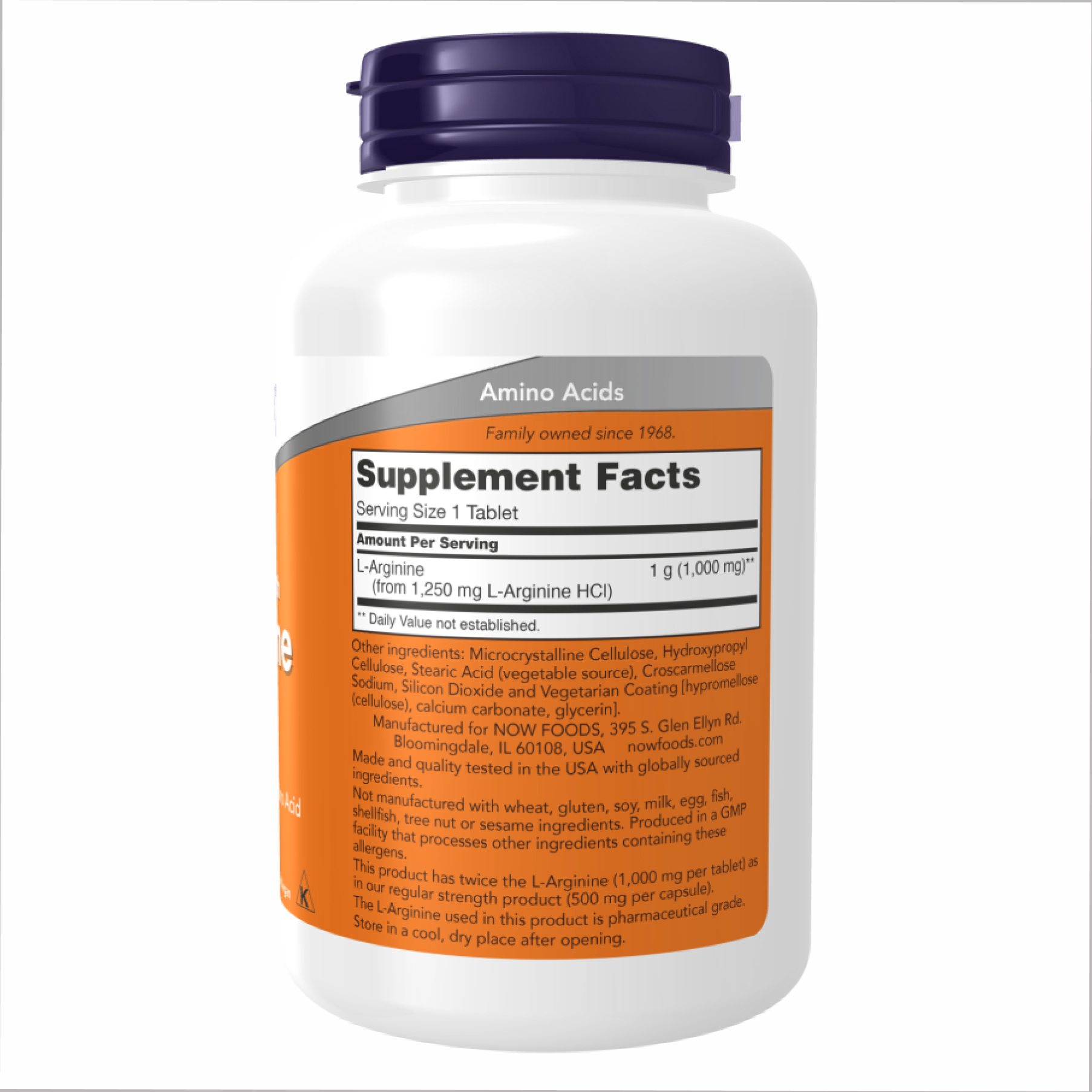 L-Arginine 1000mg - 120 tabs - Зображення 2