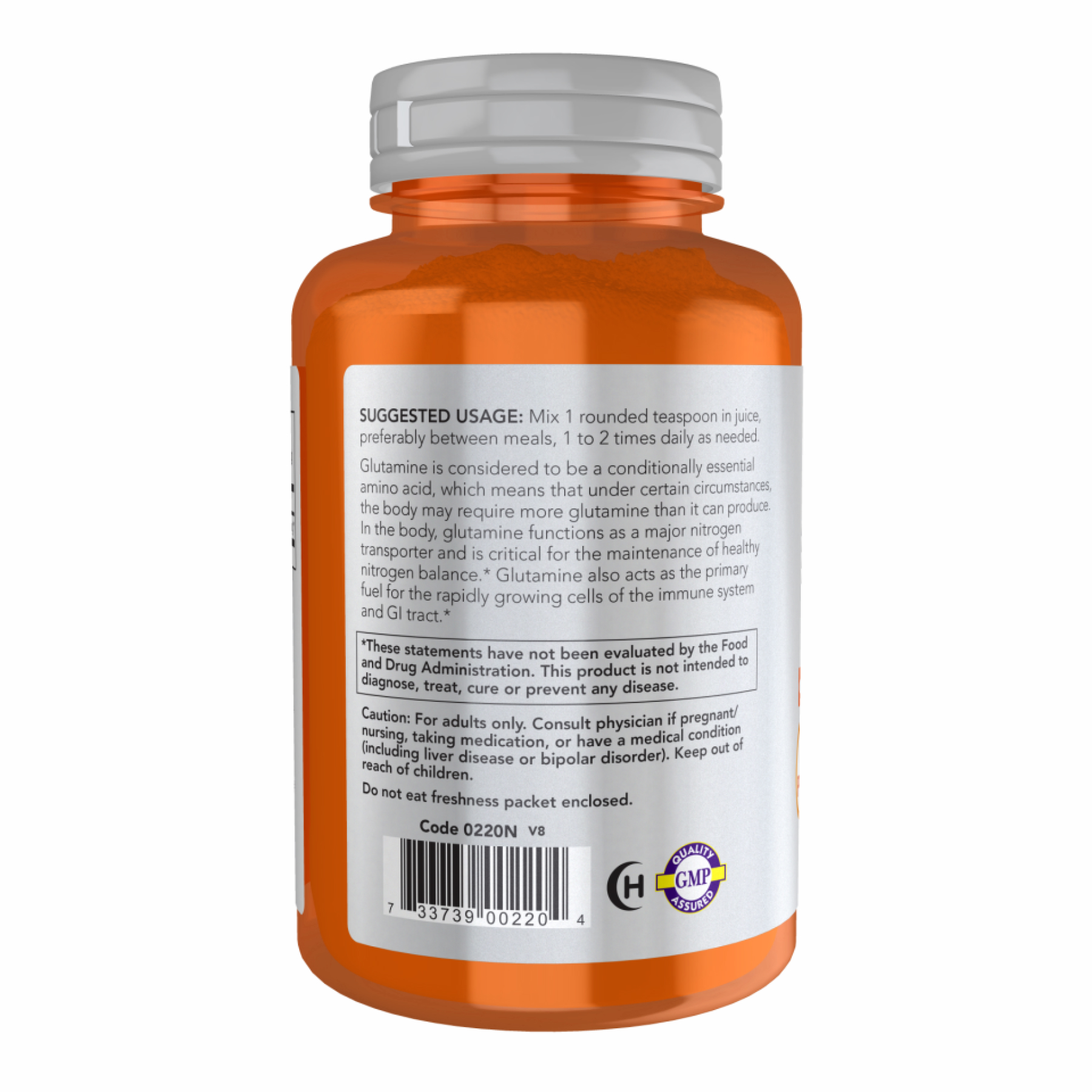 L-Glutamine Powder - 454g - Зображення 3