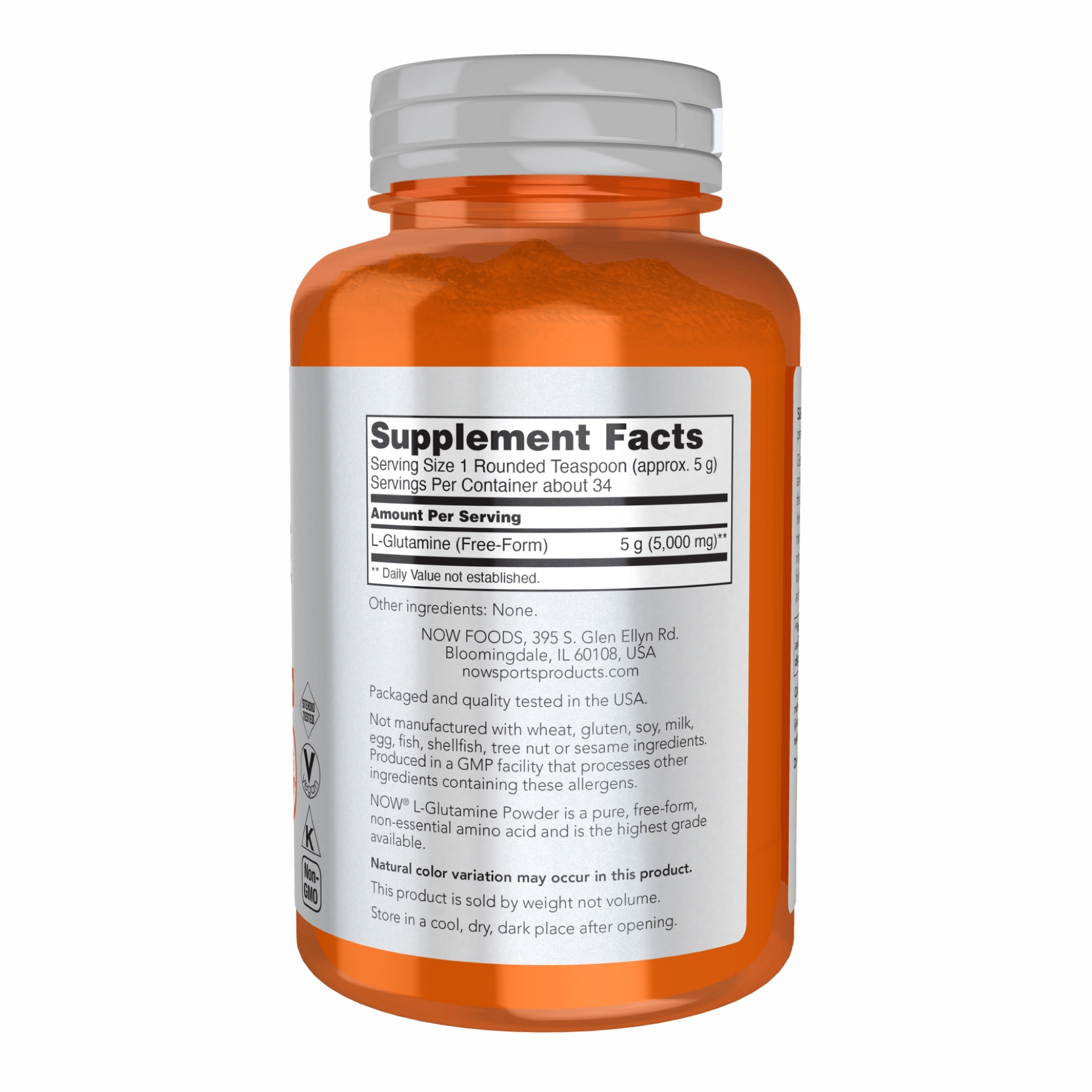 L-Glutamine Powder - 454g - Зображення 2