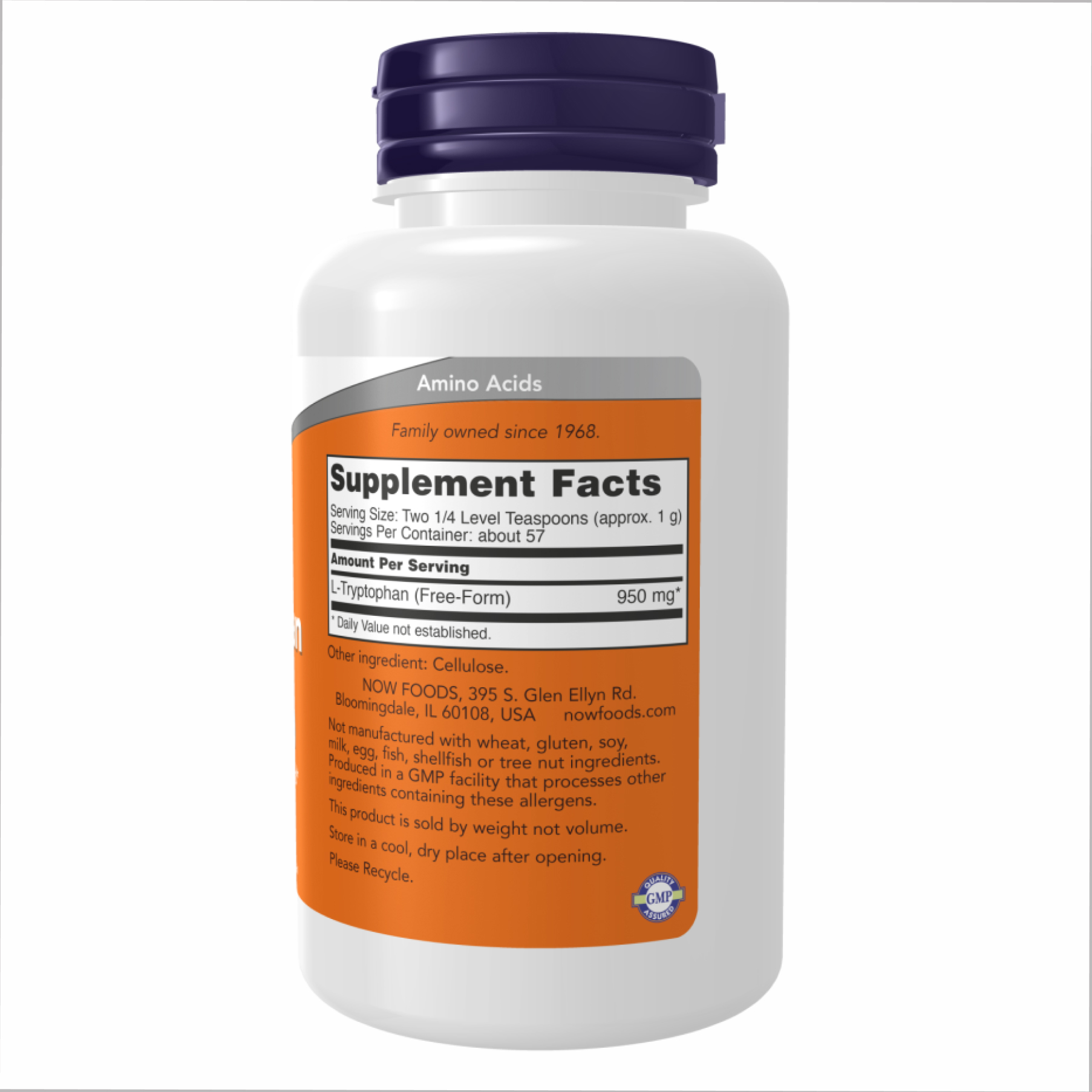 L-Tryptophan Powder - 2oz (57g) - Зображення 2