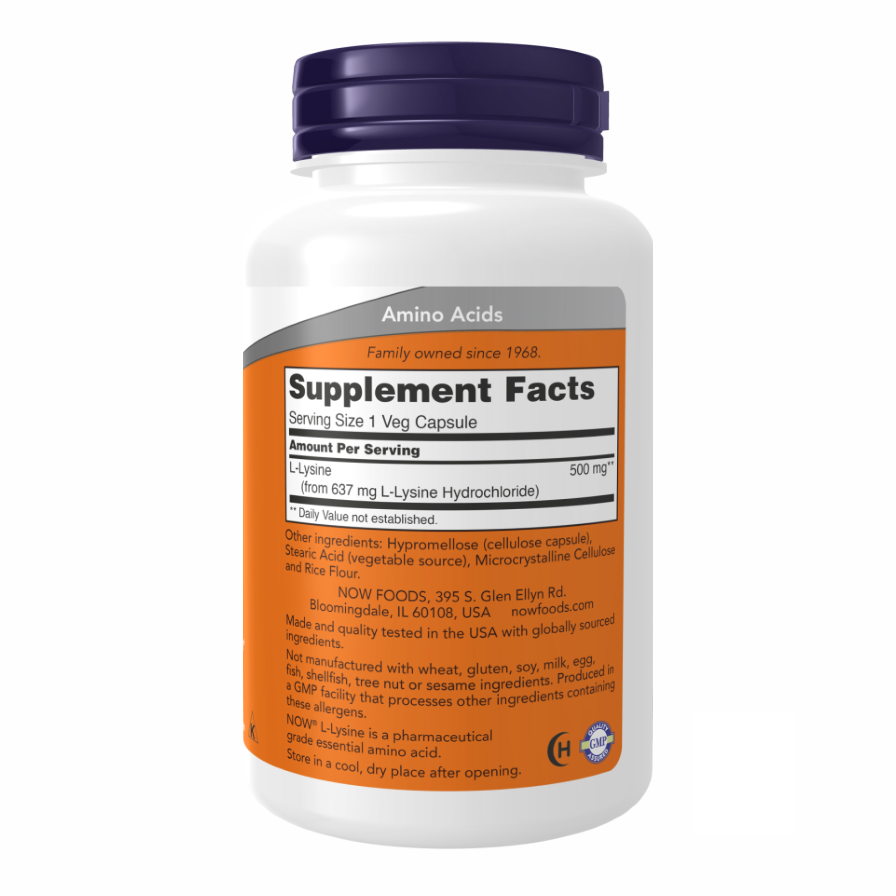 Lysine 500mg - 100 vcaps - Зображення 2