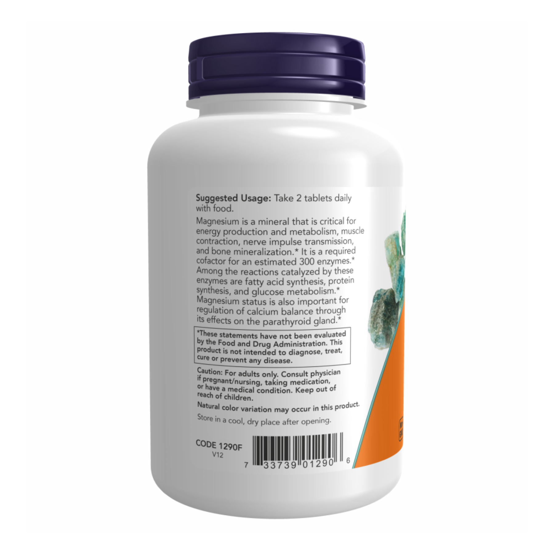 Magnesium Citrate 200mg - 250 tabs - Зображення 3