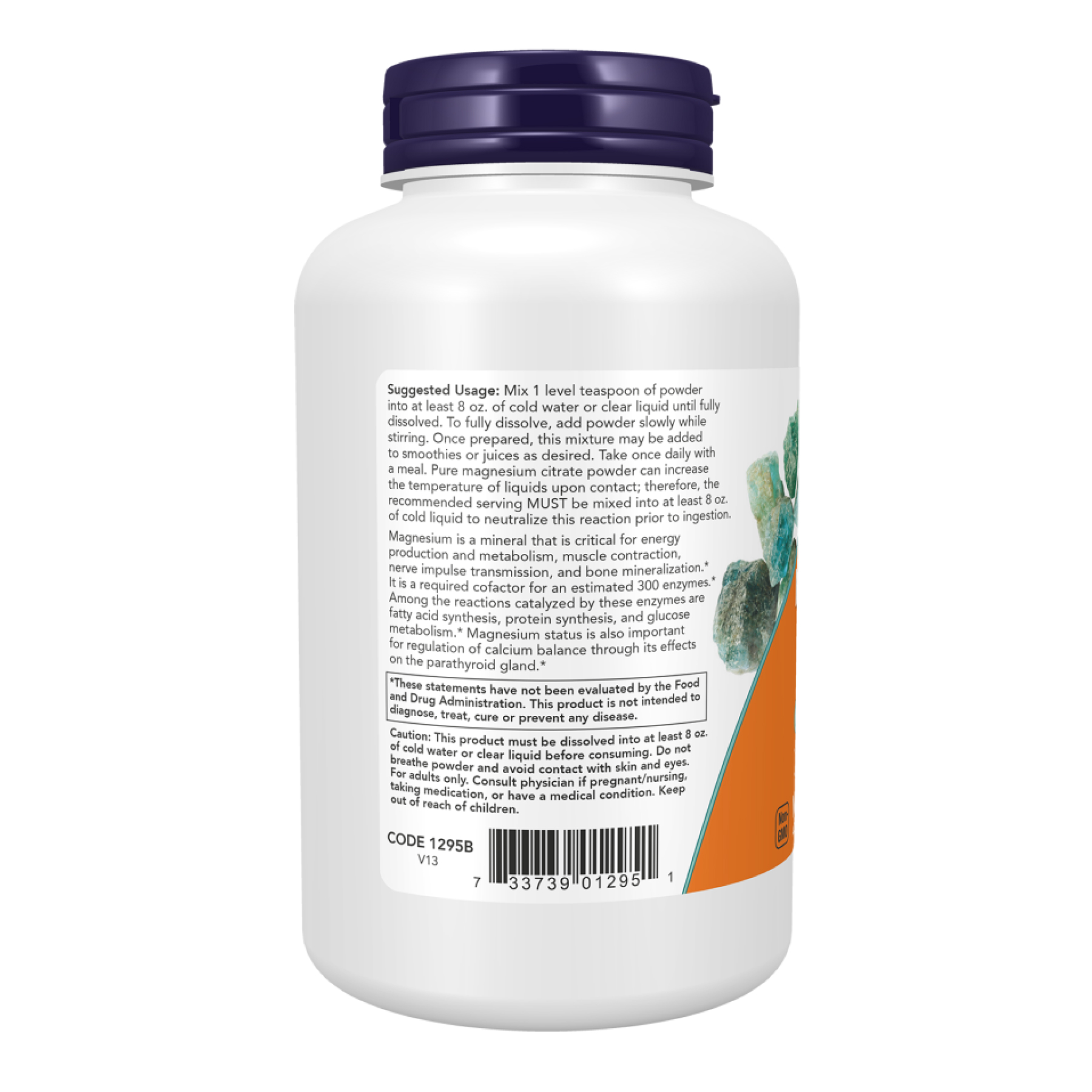 Magnesium Citrate Powder - 8 oz - Зображення 3