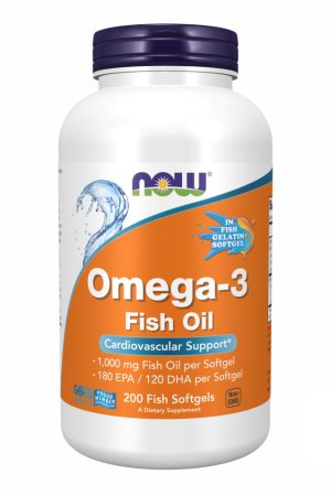 Omega-3 FO 1000mg 180/120 Fish Gelatin - 200 sgels