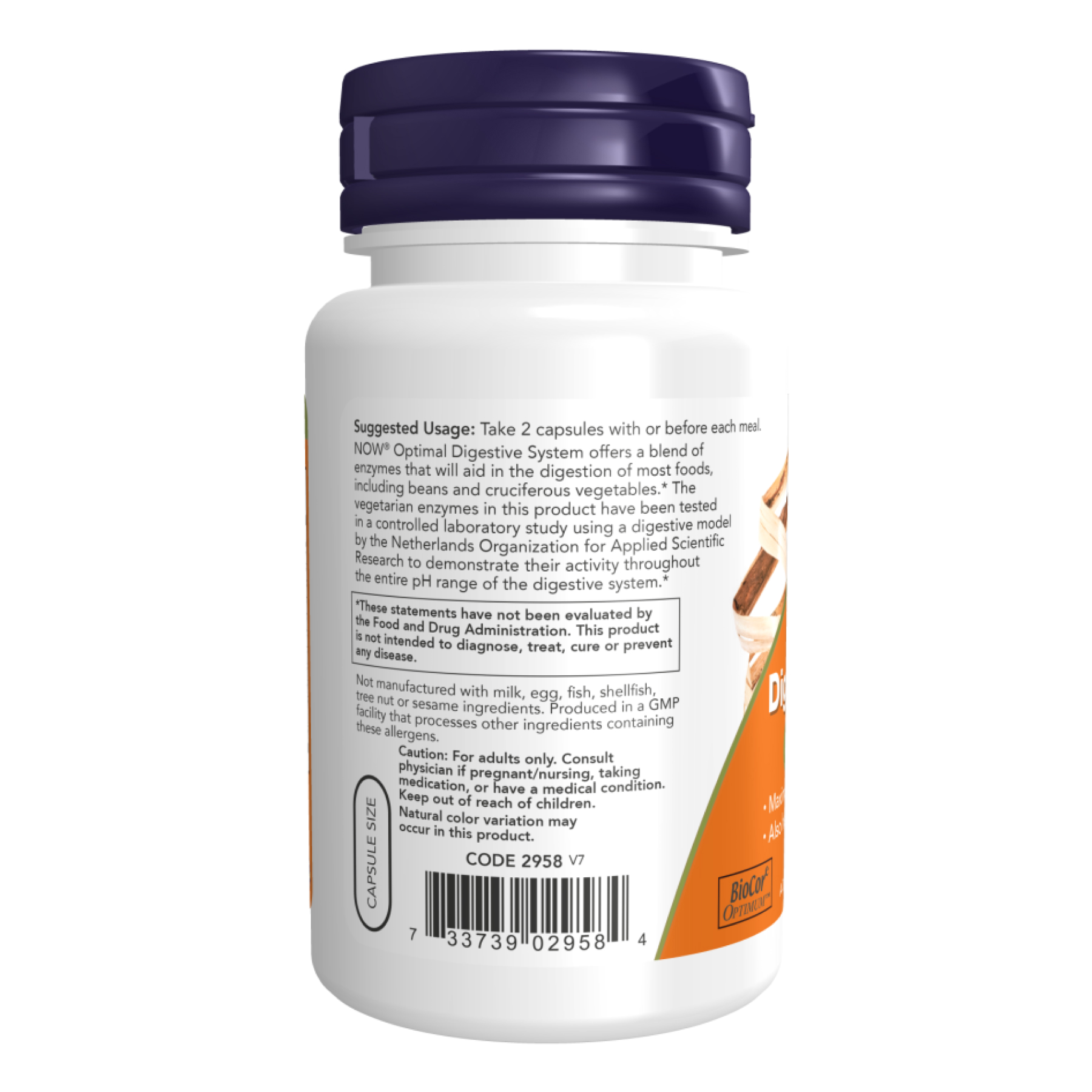 Optimal Digestive System - 90 vcaps - Зображення 3