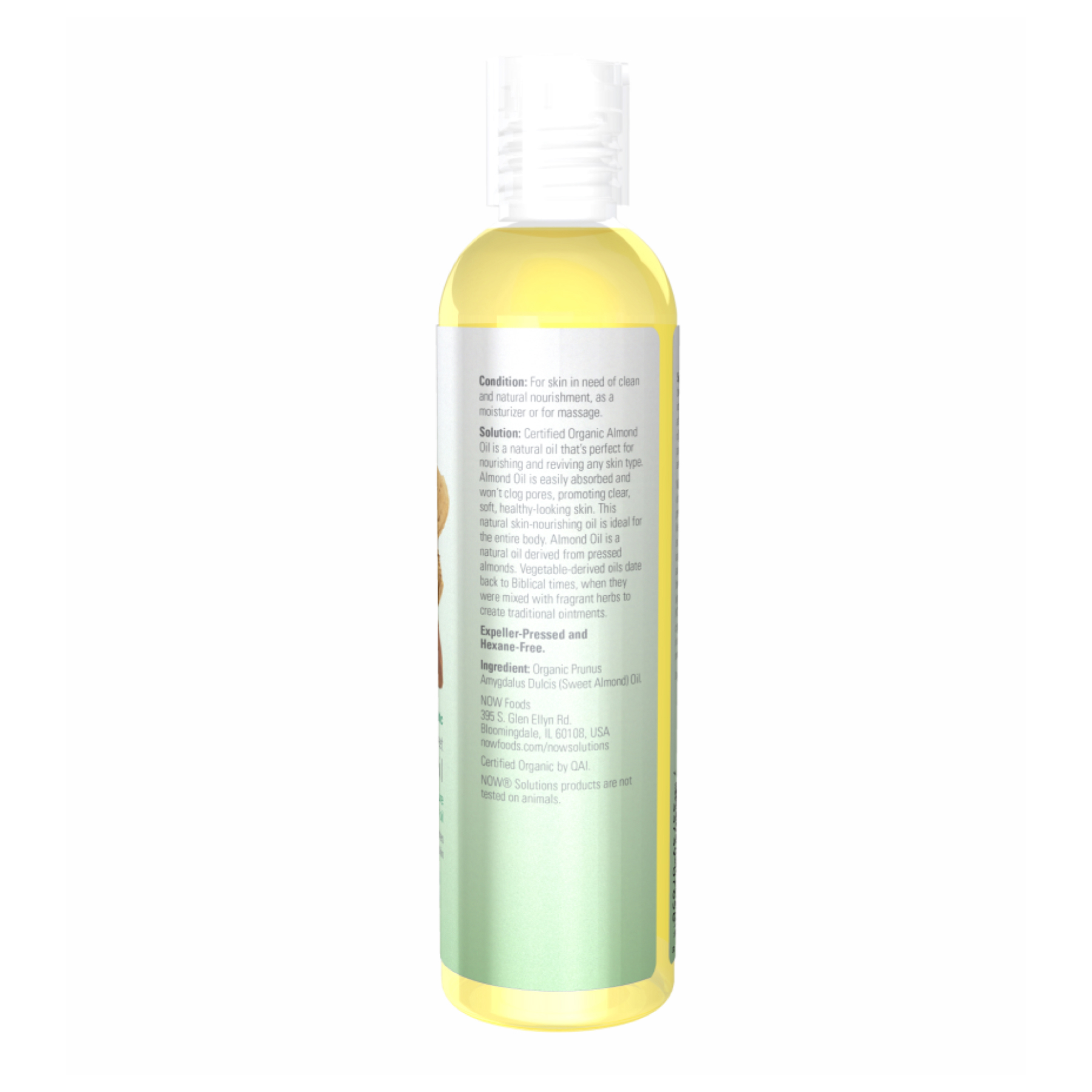 Organic Almond Oil - 8 oz - Зображення 2