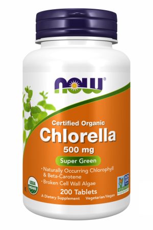 Organic Chlorella 500mg - 200 tabs