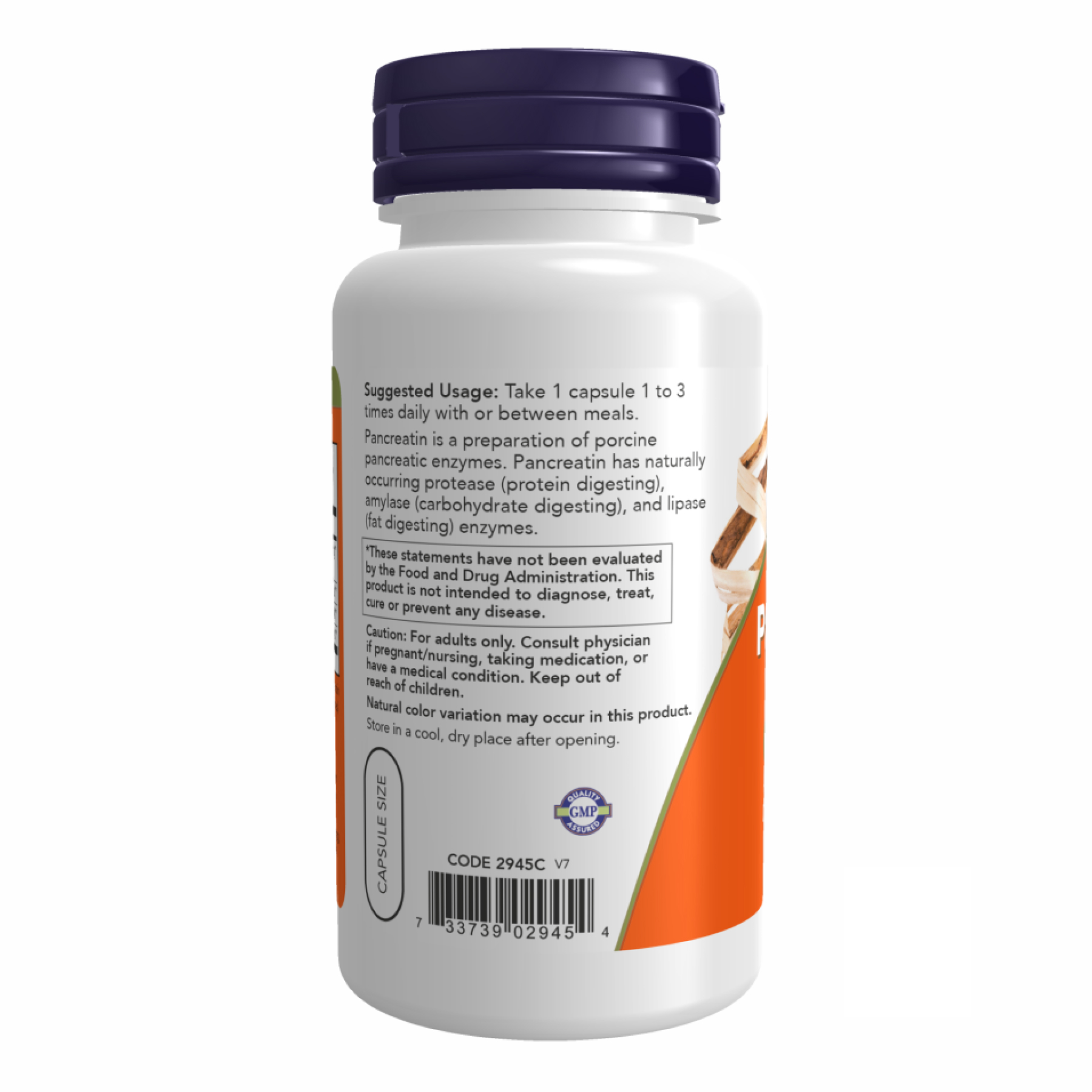 Pancreatin 2000 - 100 caps - Зображення 3
