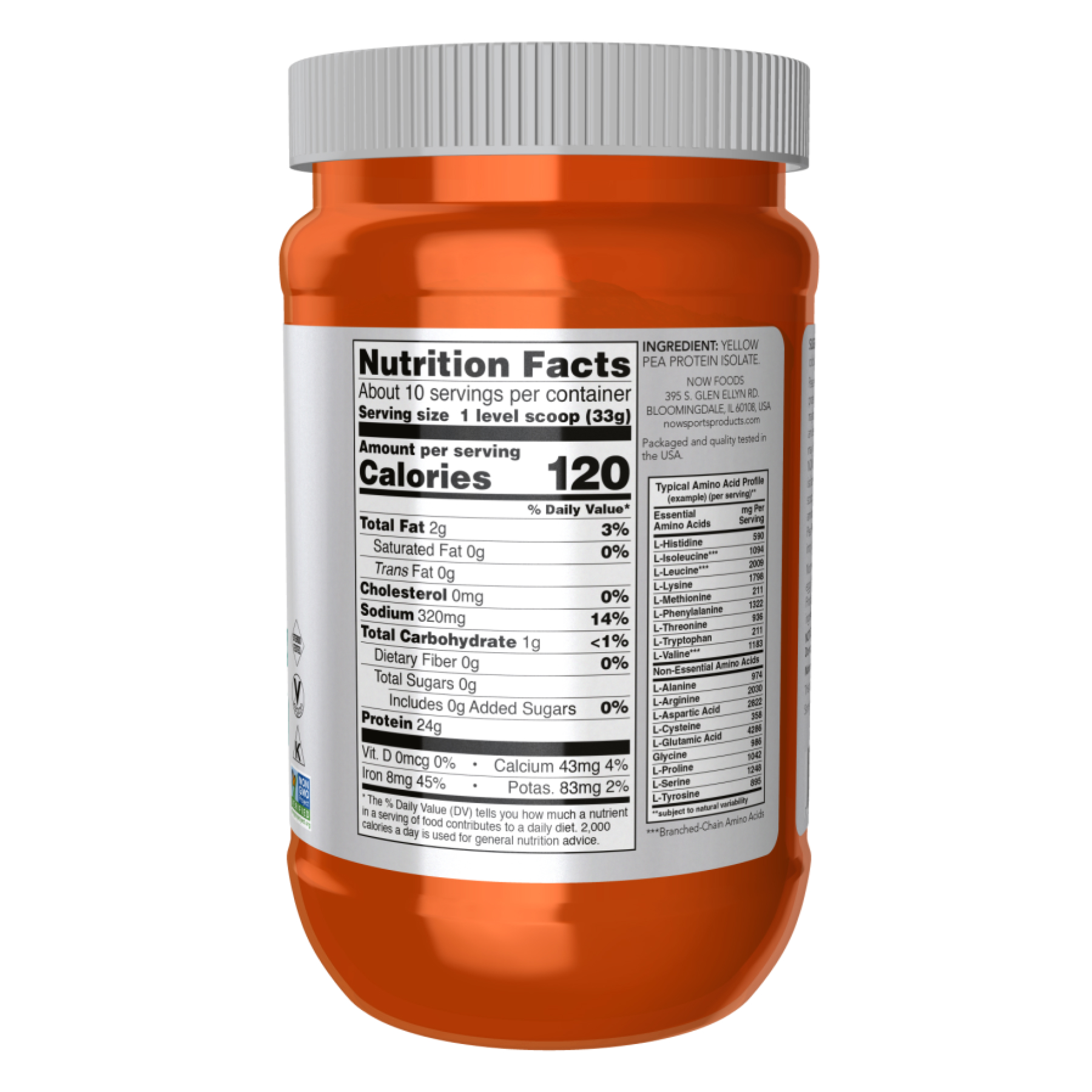 Pea Protein - 340g Unflavored - Зображення 2