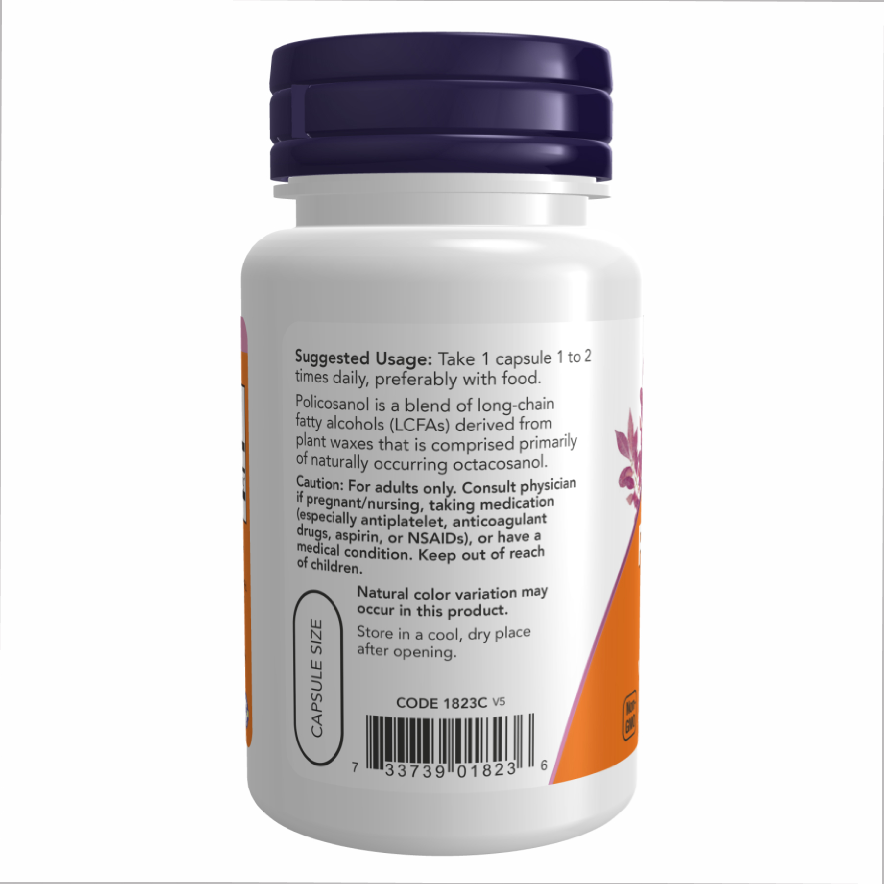 Policosanol 10mg - 90 veg caps - Зображення 3