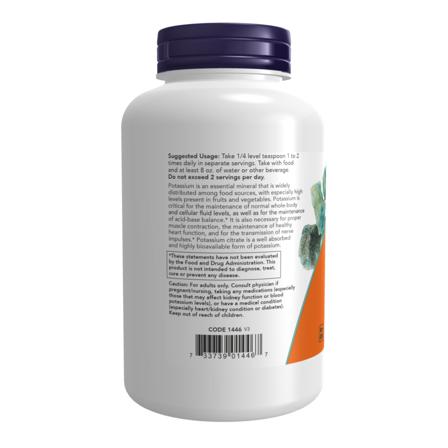 Potassium Citrate Powder - 12 oz - Зображення 3