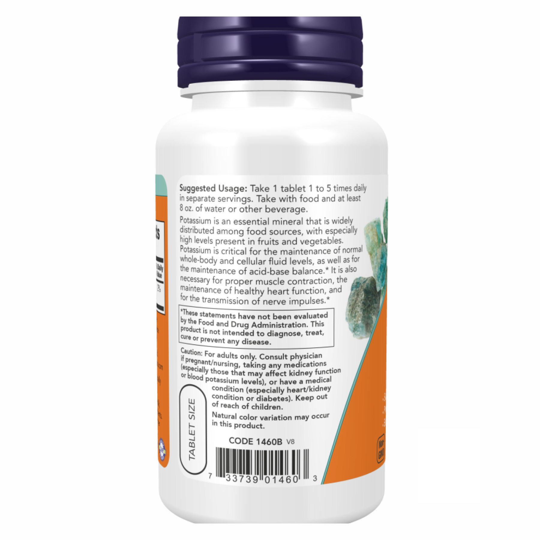 Potassium Gluconate 99mg - 100 tabs - Зображення 3