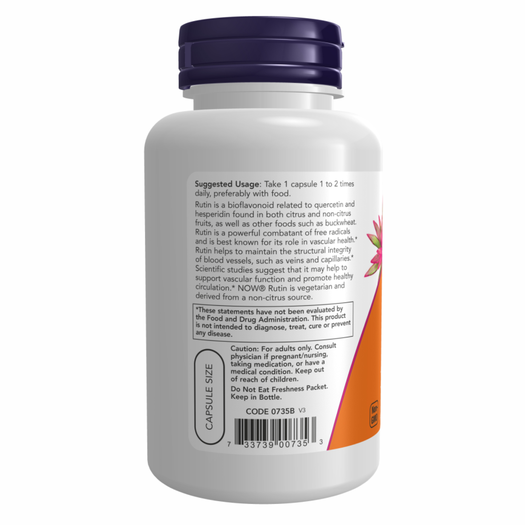Rutin 450 mg - 100 vcaps - Зображення 3