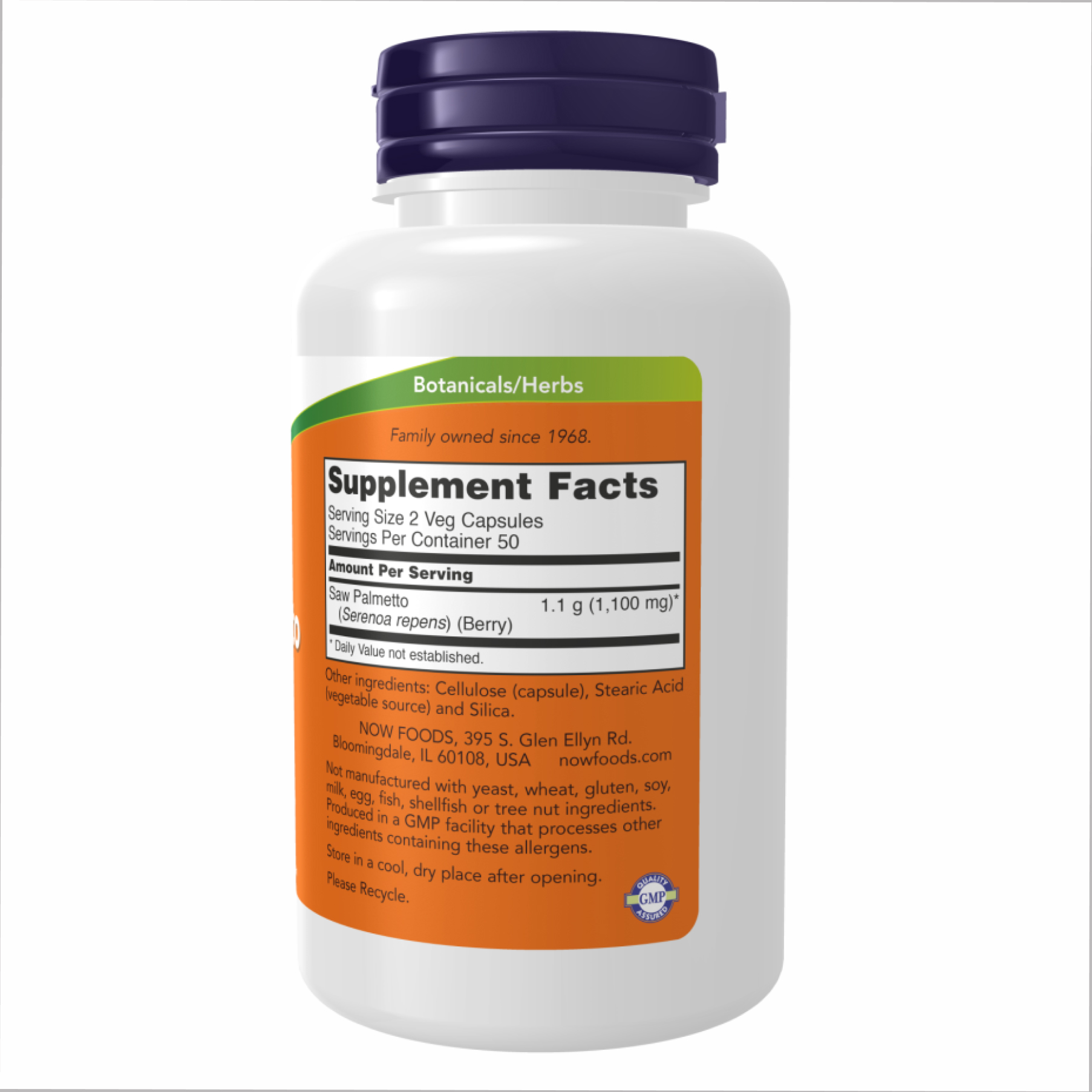 Saw Palmetto 550mg - 250 vcaps - Зображення 2
