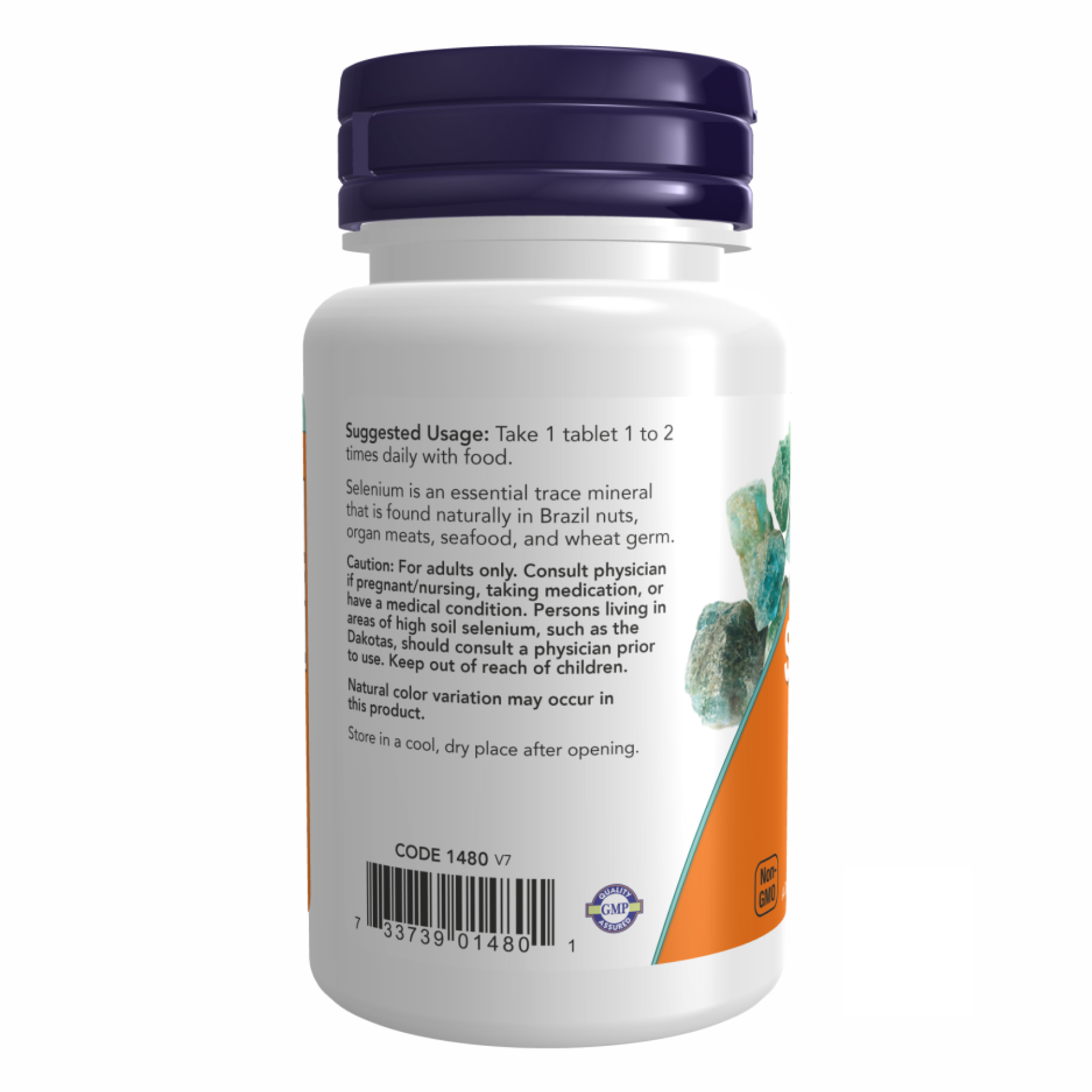 Selenium 100 mcg - 100 tabs - Зображення 3