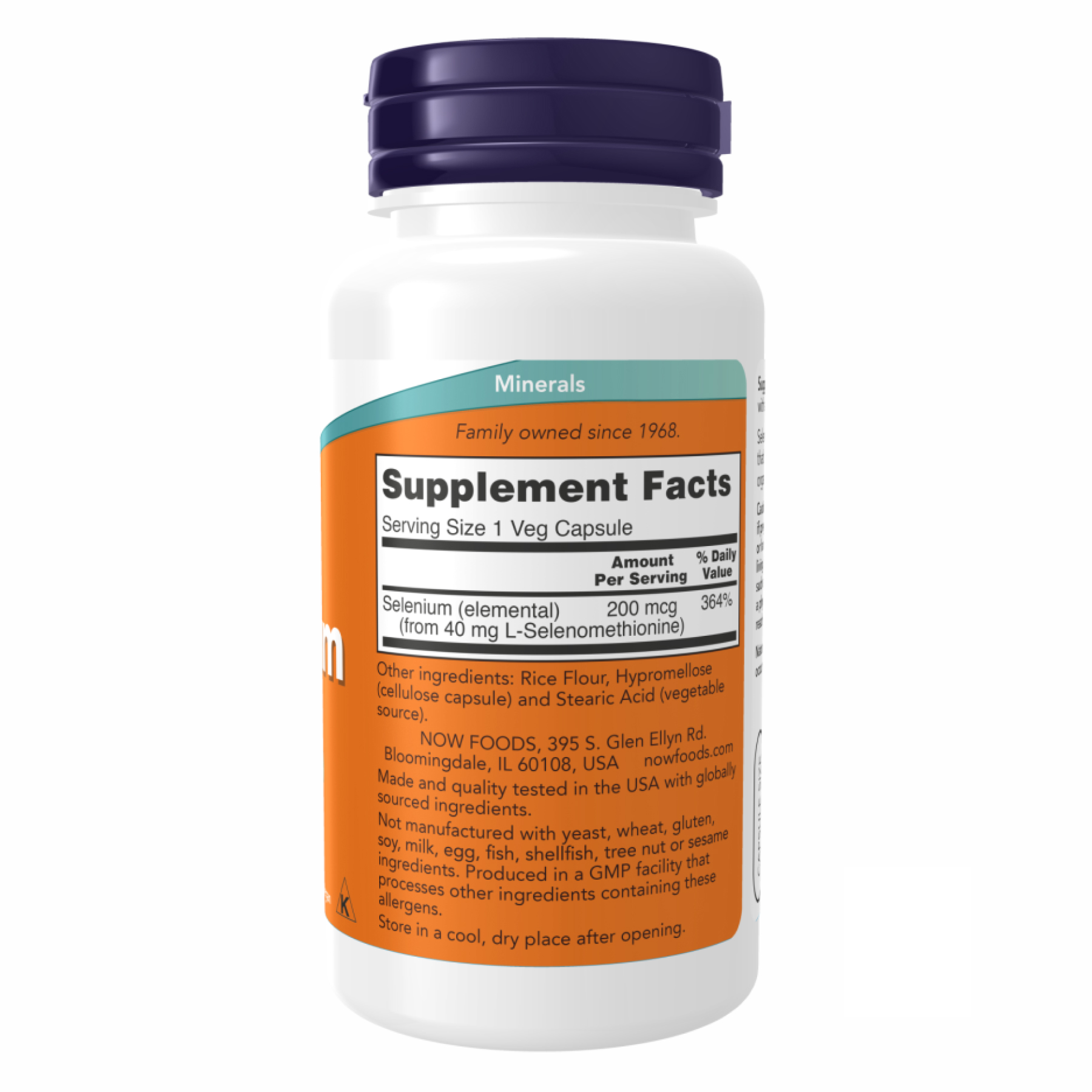 Selenium 200 mcg - 90 vcaps - Зображення 2