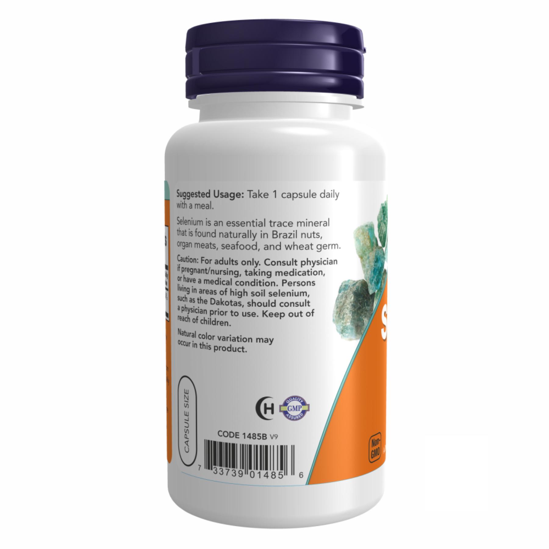 Selenium 200 mcg - 90 vcaps - Зображення 3
