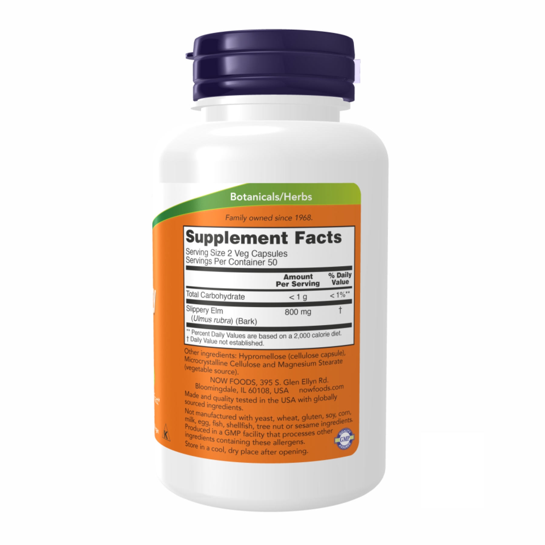 Slippery Elm 400 mg - 100 vcaps - Зображення 2