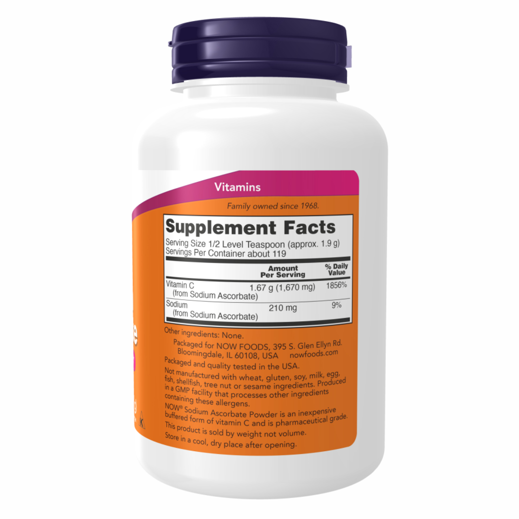 Sodium Ascorbate - 227g (8oz) - Зображення 2