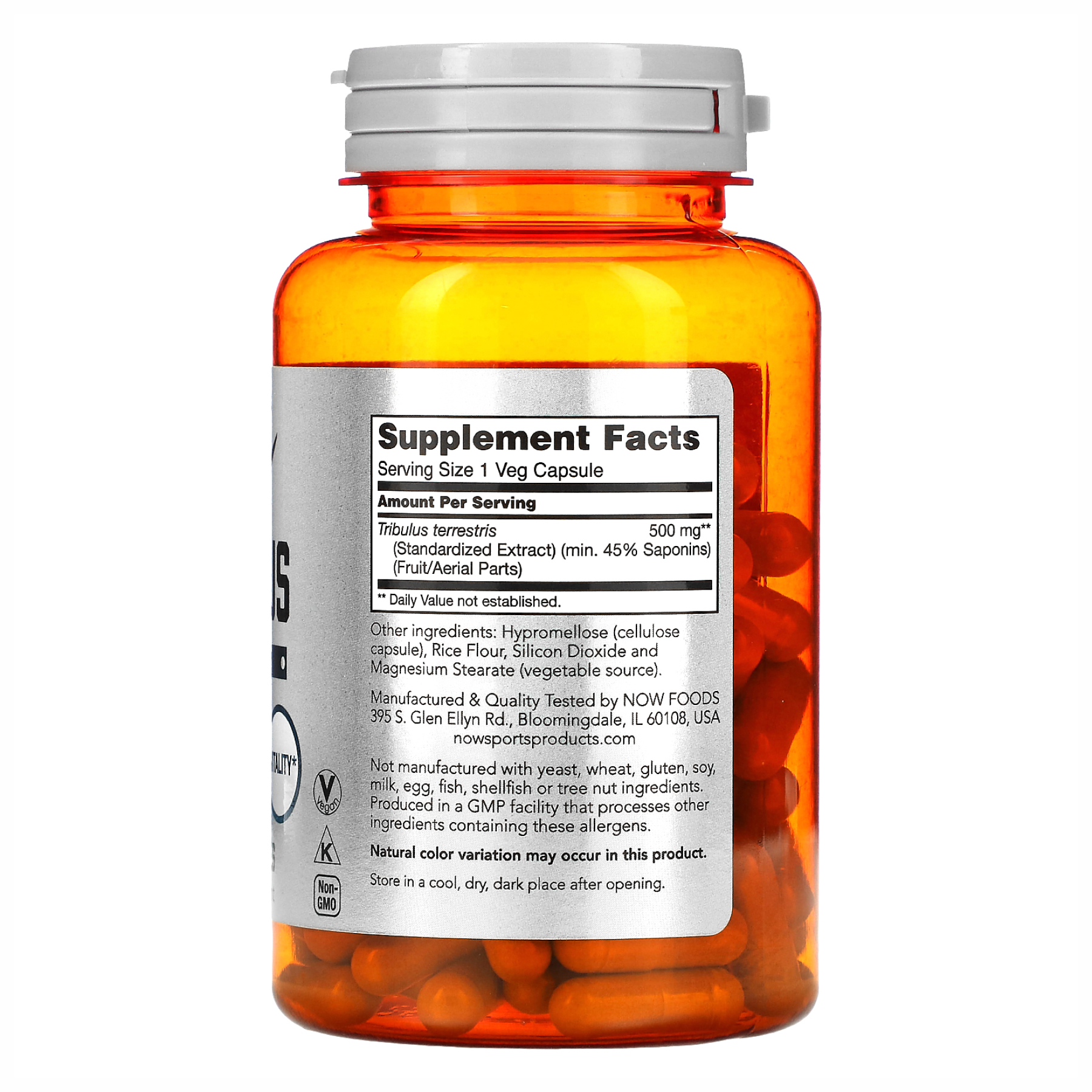 Tribulus 500mg 45% - 100 vcaps - Зображення 2