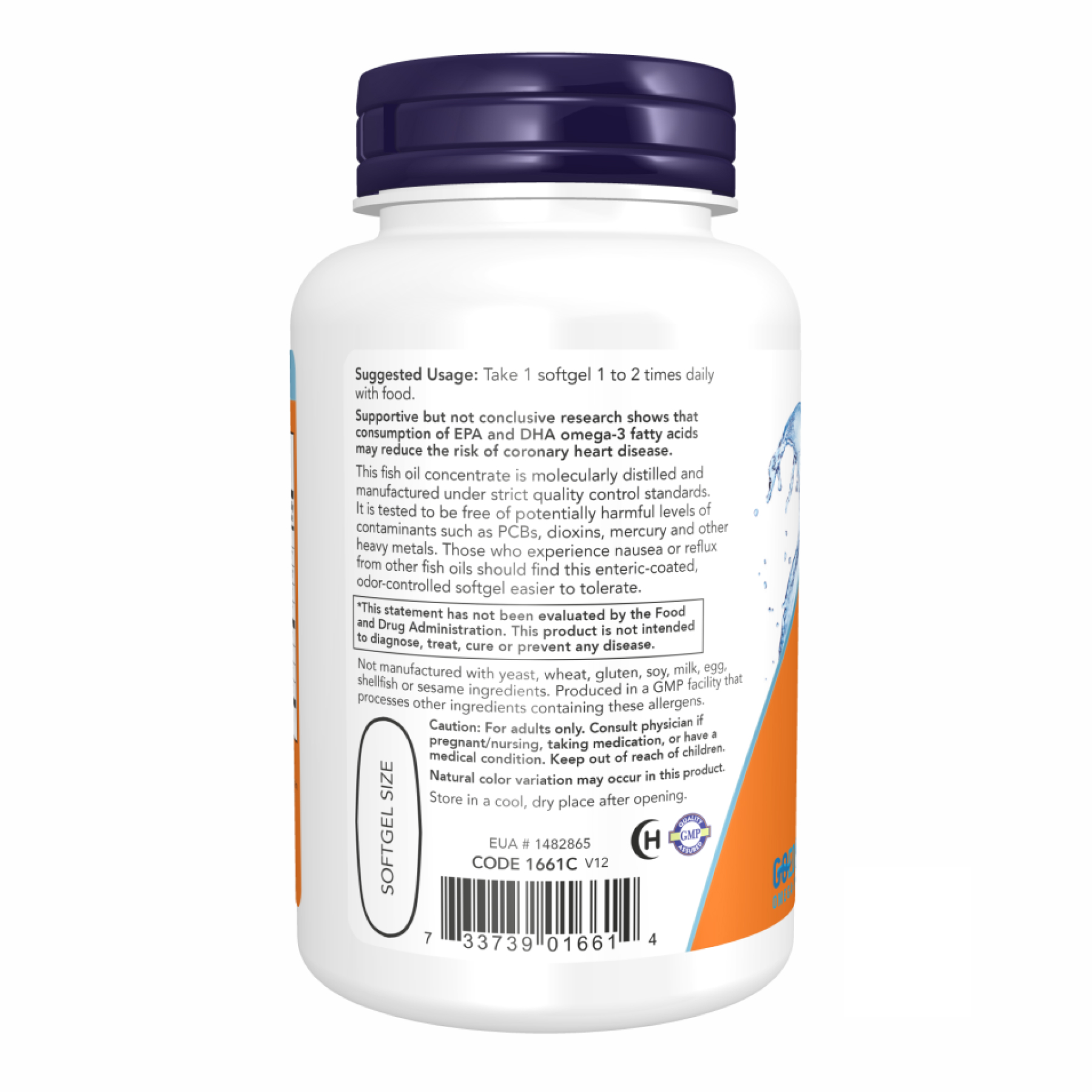 Ultra Omega 3 Fish Oil - 90 Sgels - Зображення 3
