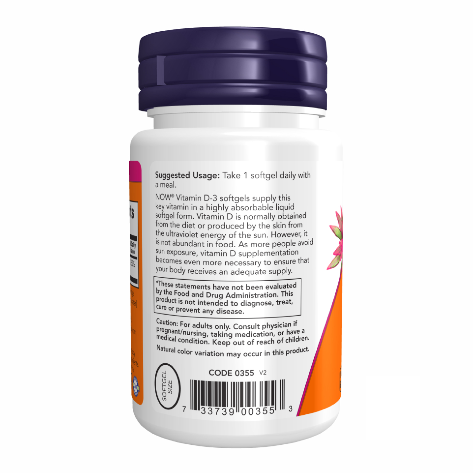 VIT D-3 2000 IU - 240 sgels - Зображення 3