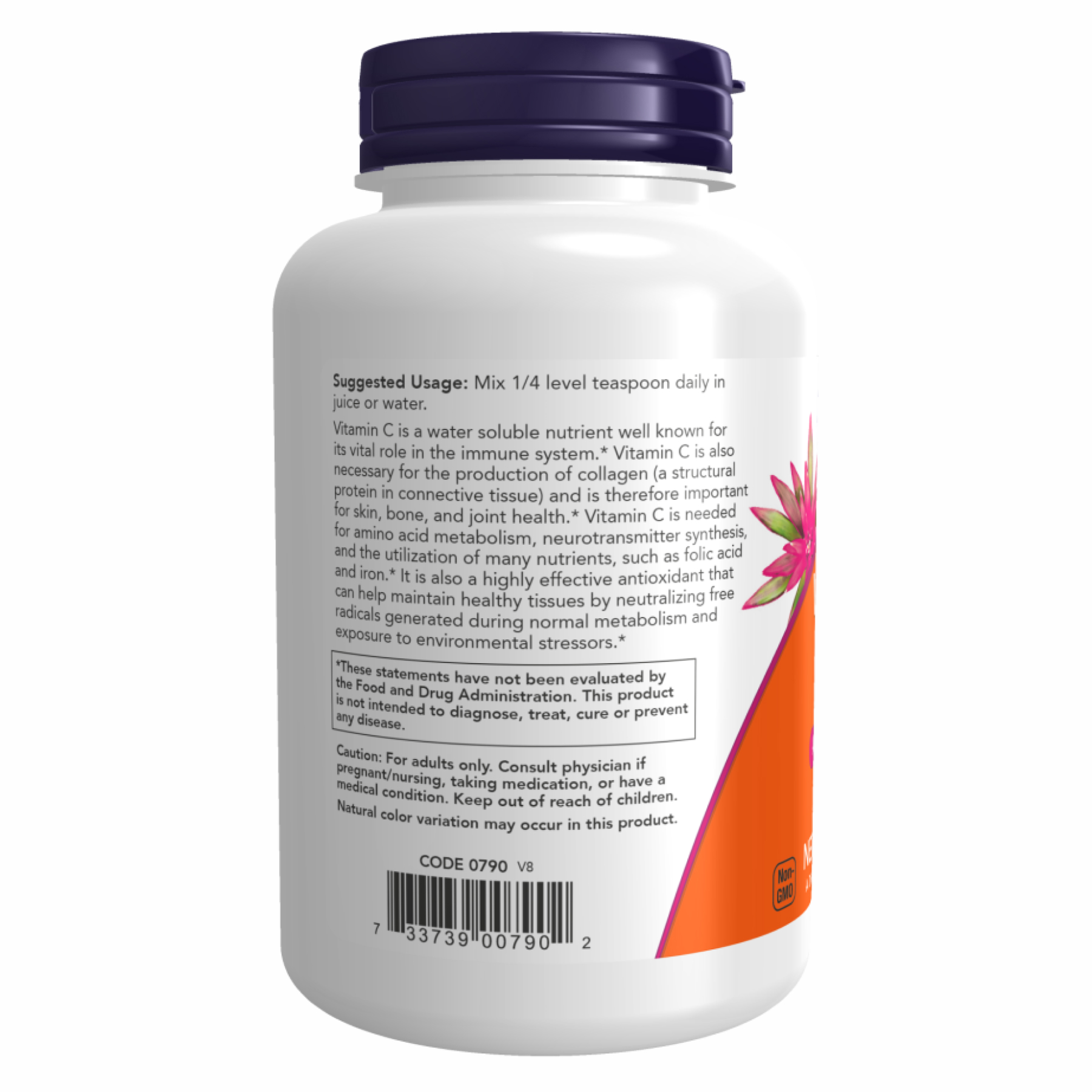 Vitamin C Powder - 227g (8oz) - Зображення 3