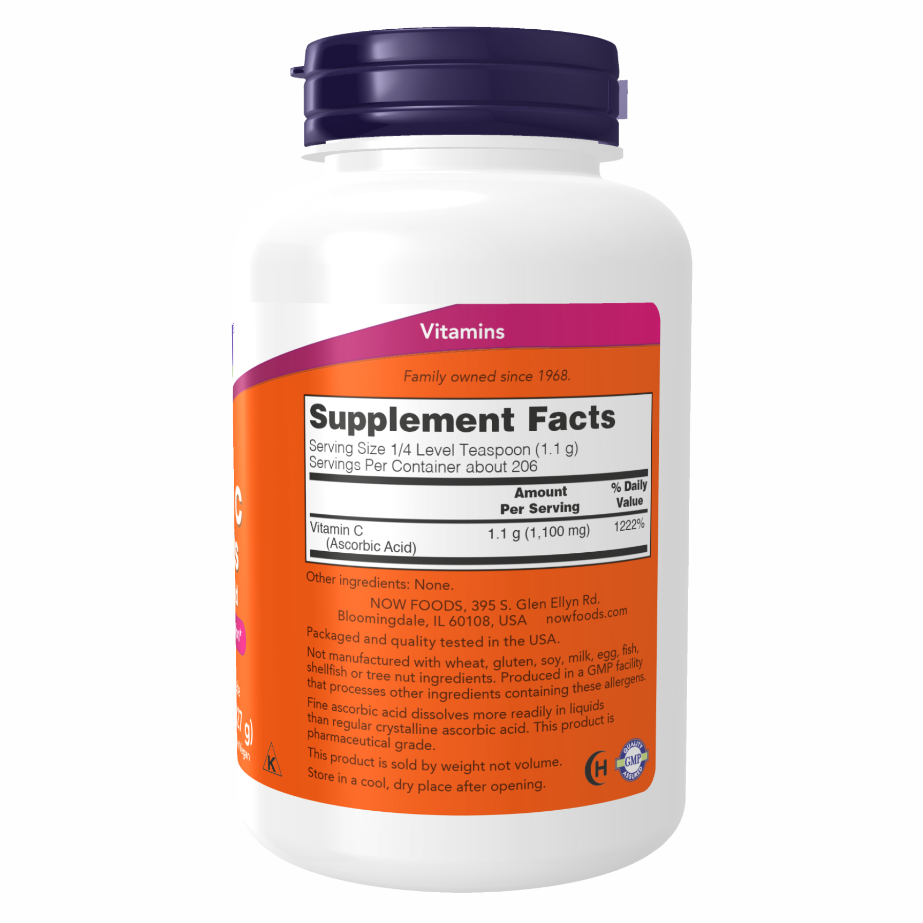 Vitamin C Powder - 227g (8oz) - Зображення 2