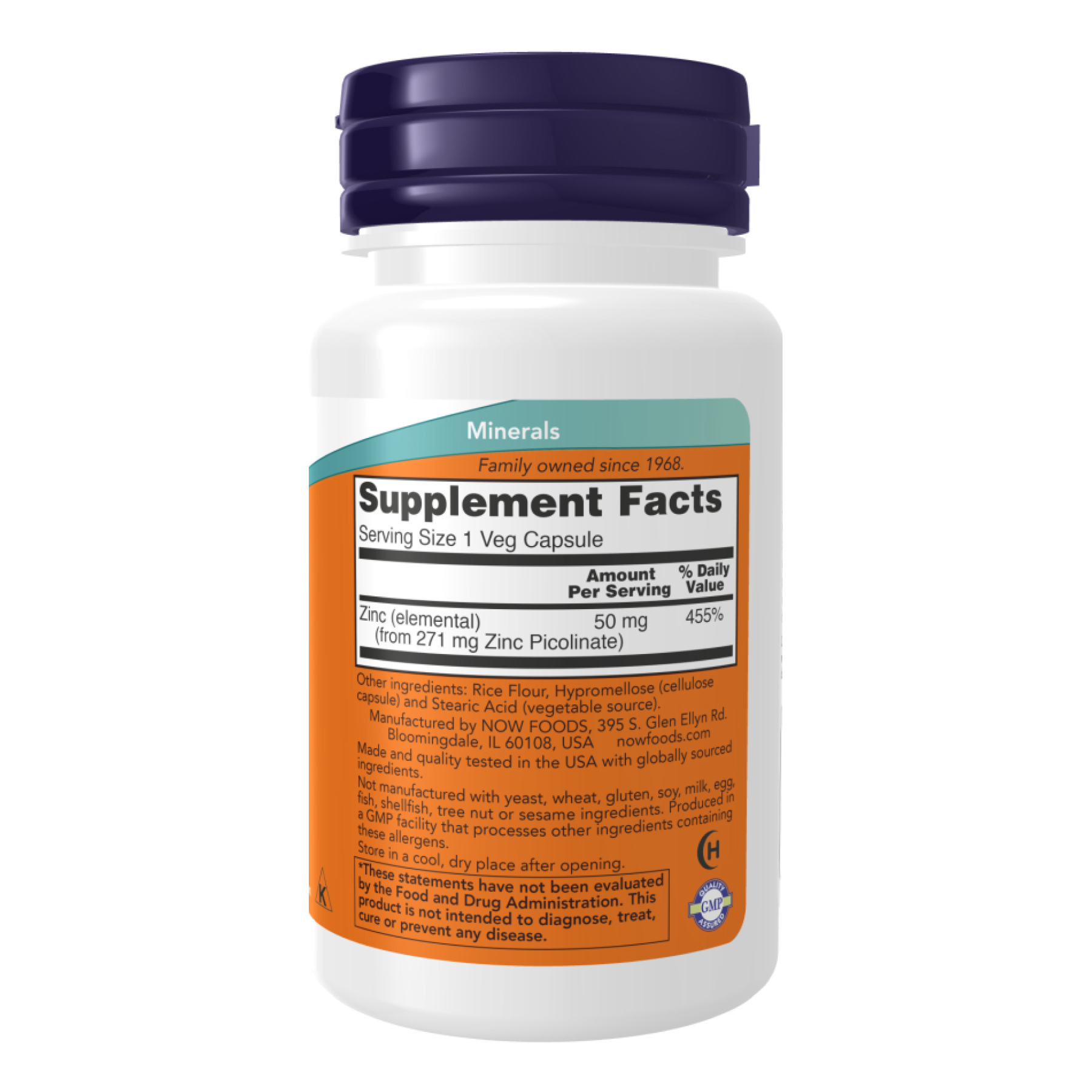Zinc Picolinate 50mg - 120 vcaps - Зображення 2