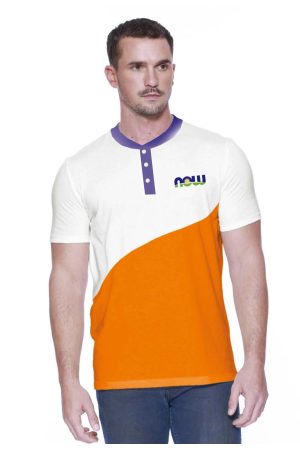 Now Henley Shirt Mens Medium