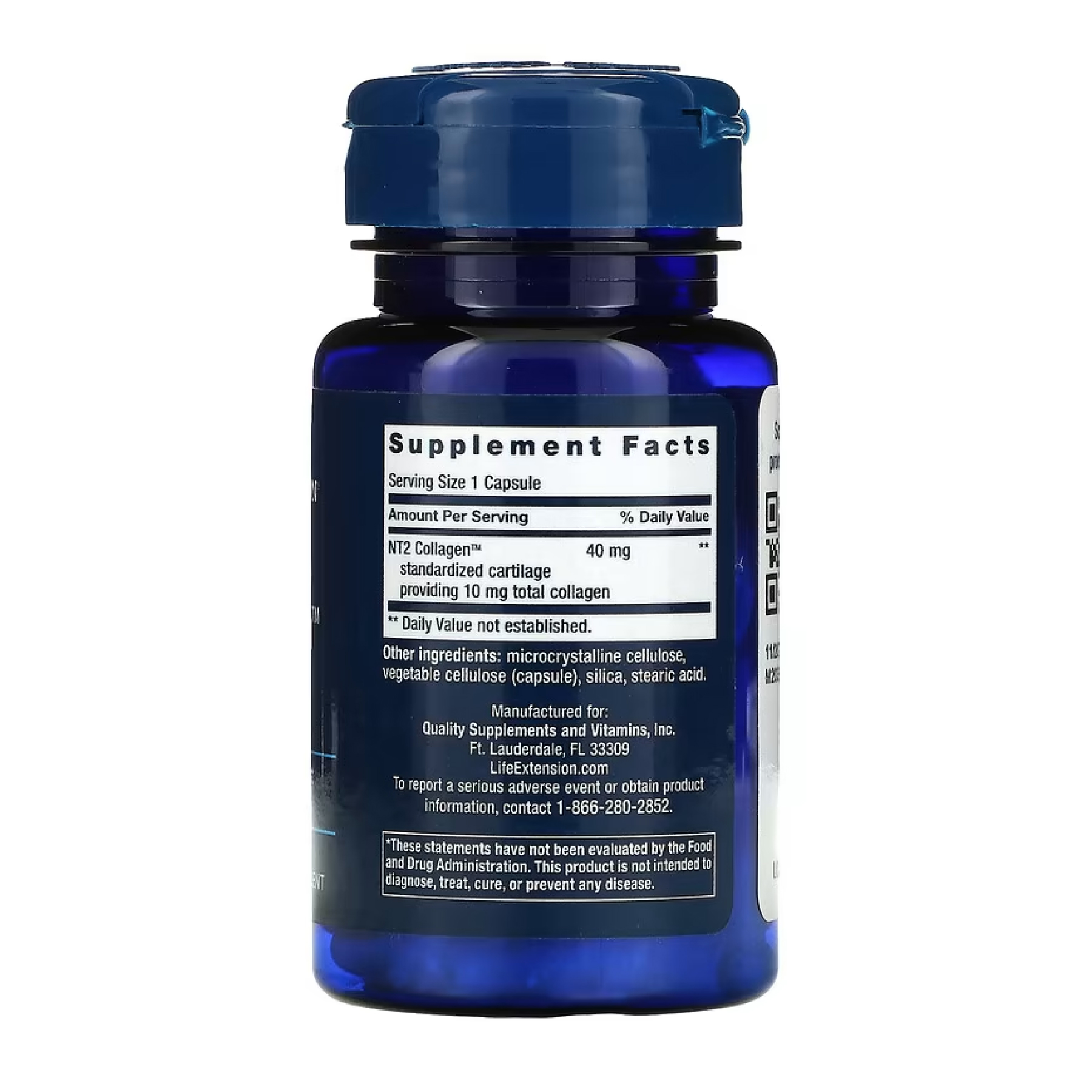 NT2 Collagen™ 40 mg - 60 small caps - Зображення 2