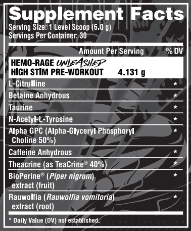 Hemo-Rage Unleashed - 30srv Fruit Punch - Зображення 2