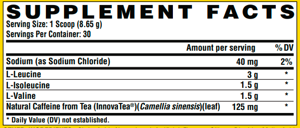 Lipo-6 BCAA Intense - 30srv Watermelon - Зображення 2