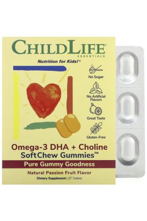 Omega-3 DHA + Choline - 27 tabs Natural Passion Fruit