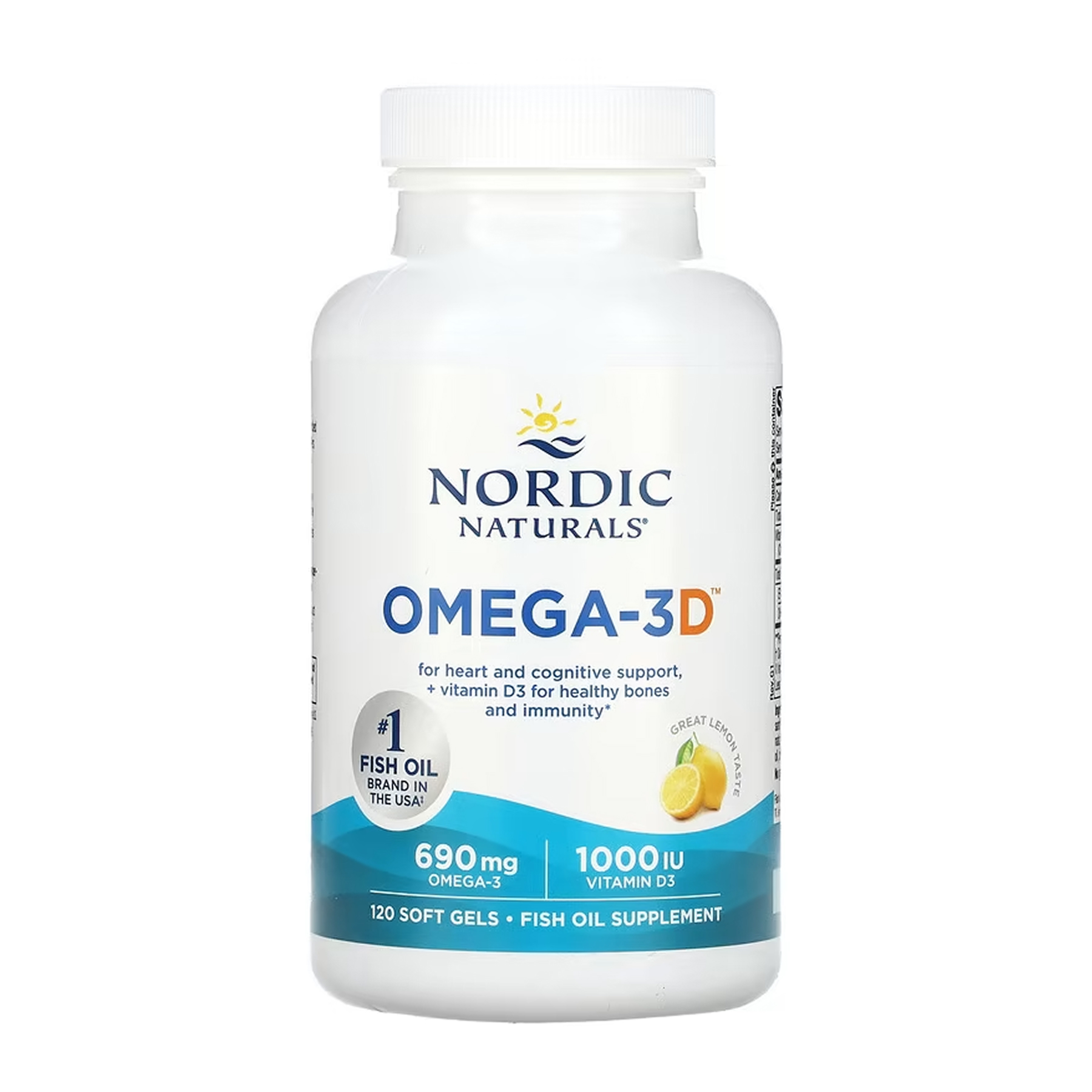 Omega-3D - 120 softgels - Зображення 3