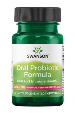 Oral Probiotic Formula 3 billion Cfu - 30 tabs Natural Strawberry
