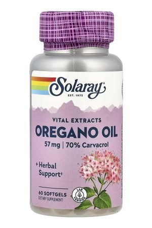 Oregano Oil 70% Carvacrol - 60 softgels