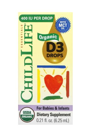 Organic Vitamin D3 Drops - 6.25 ml