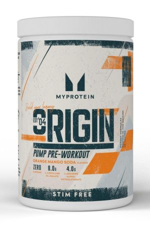Origin Pre Workout Stim-Free Sour - 30 serv Orange & Mango