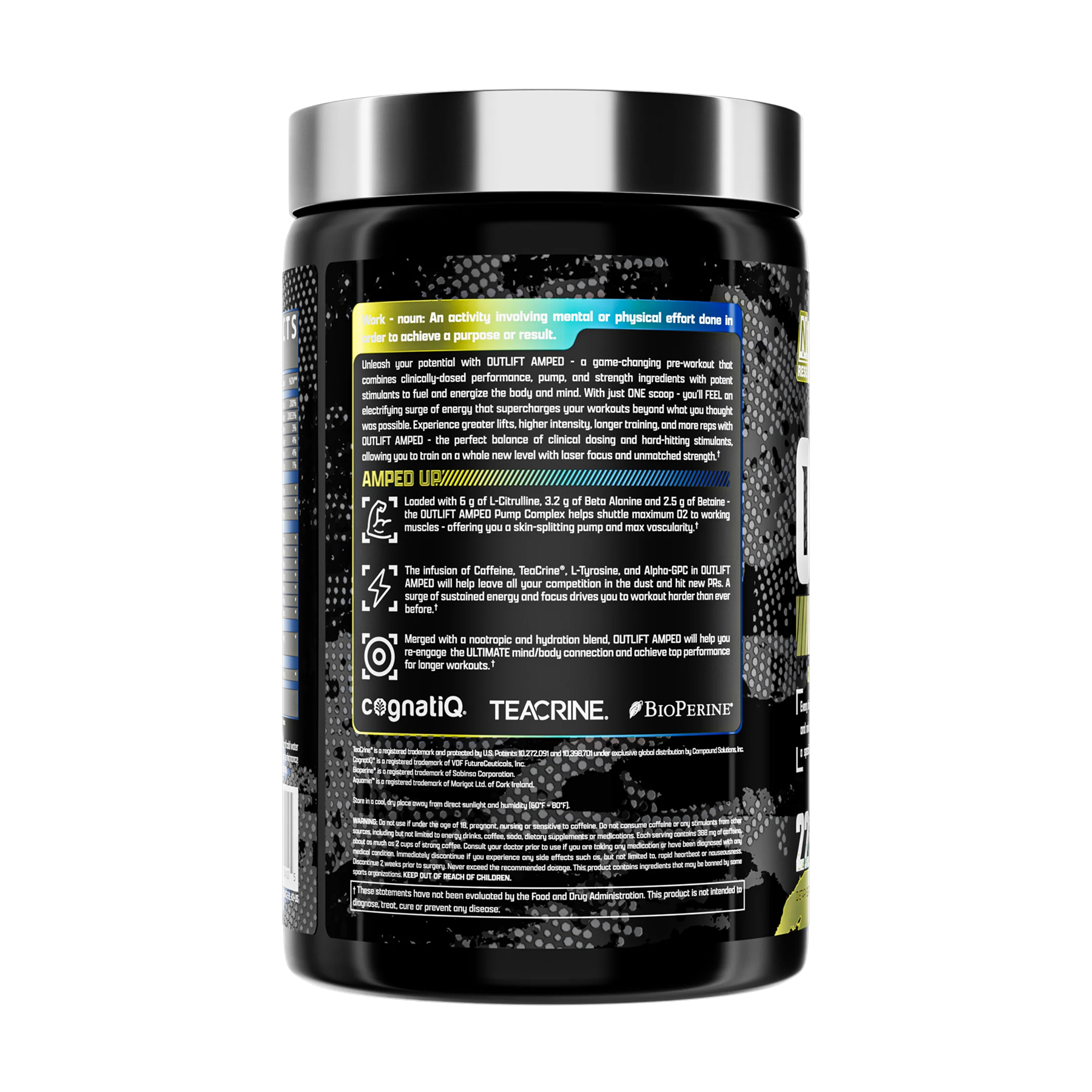 Outlift Amped 449.1g Blueberry Lemonade - Зображення 3