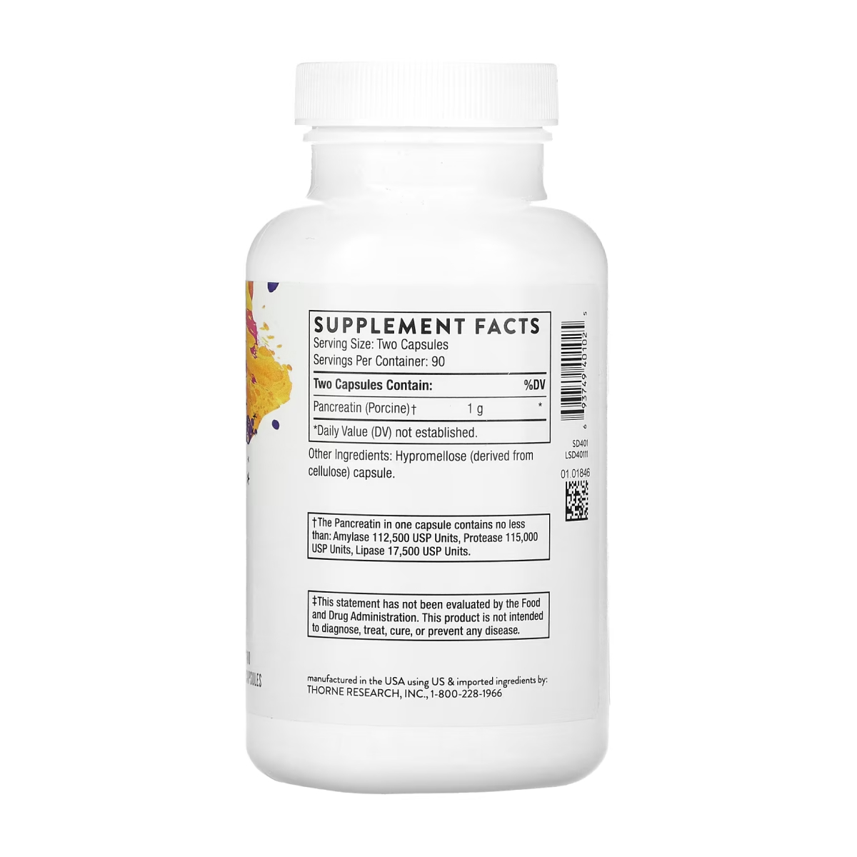 Pancreatic Enzymes - 180 caps - Зображення 2
