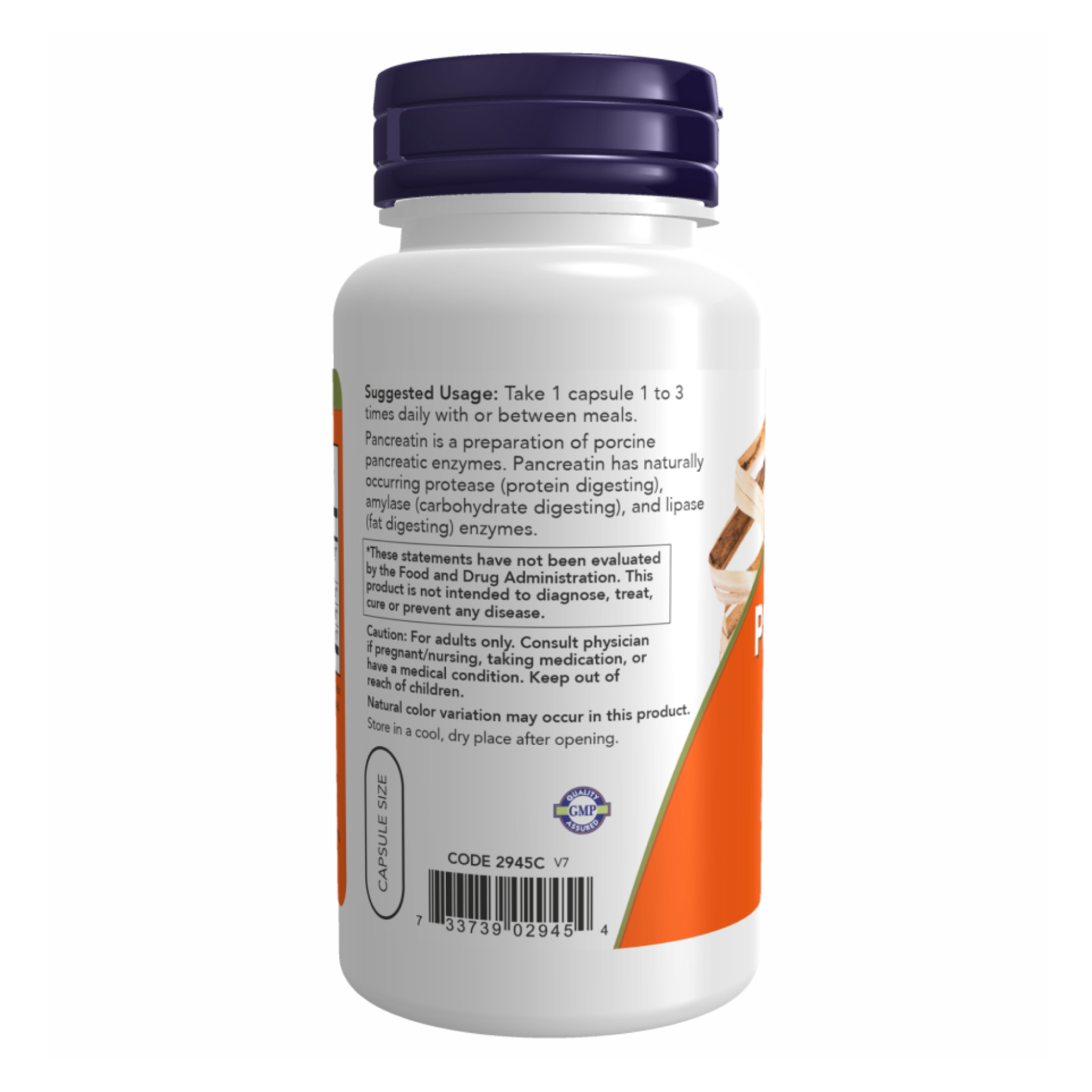 Pancreatin 2000 - 250 caps - Зображення 3