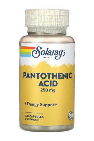 Pantothenic Acid 250mg - 100 caps
