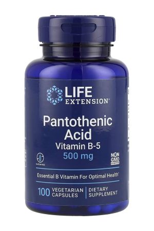 Pantothenic Acid 500 mg - 100 vcaps