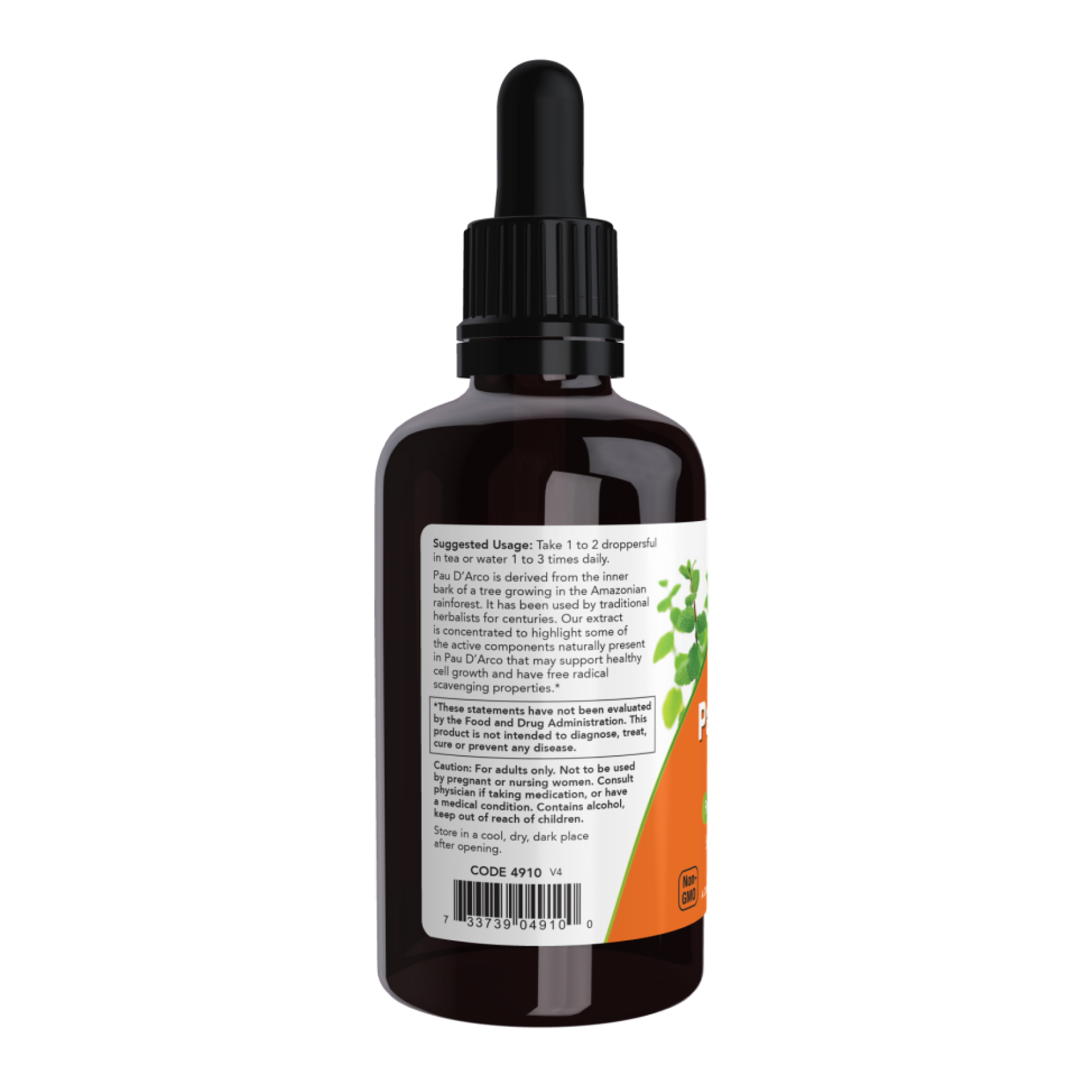 Pau D'Arco Extract Liquid - 59ml (2oz) - Зображення 3