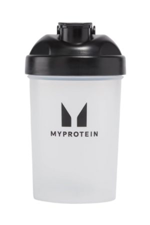 Plastic Shaker - 600ml Clear Black